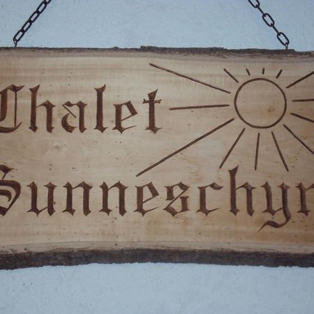Chalet Sunneschyn Schwanden  Esterno foto