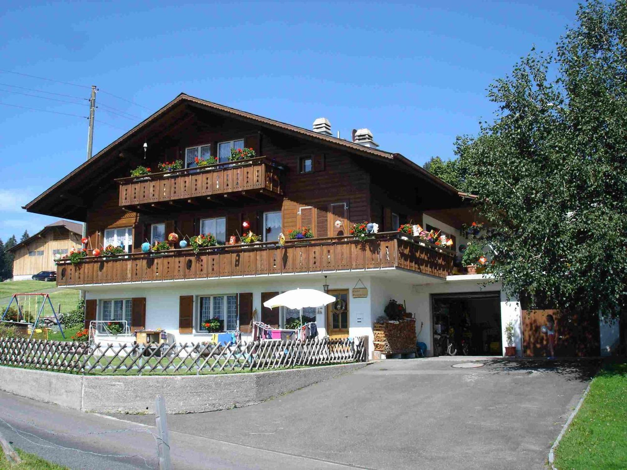 Chalet Sunneschyn Schwanden  Esterno foto